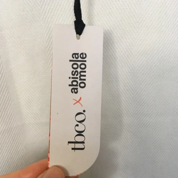 TBCo x abisola omole cotton bandana scarf - red ombre - Picture 9 of 13